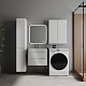 Style Line Тумба с раковиной Бергамо Мини 60 подвесная Люкс Plus антискрейтч белая глянцевая – фотография-19